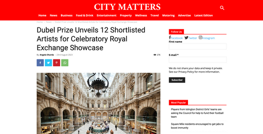 Dubel Prize in City Matters