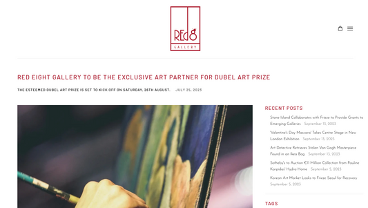 Red Eight Gallery To Be The Exclusive Art Partner For Dubel Prize
