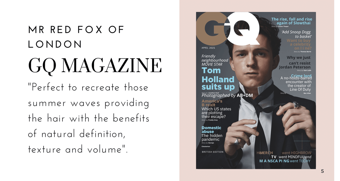 Mr Red Fox Of London Grooming Brand Shines in GQ Magazine again