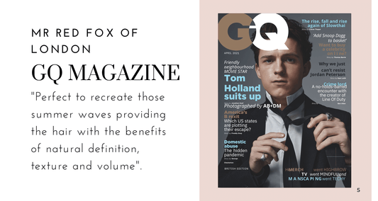 Mr Red Fox Of London Grooming Brand Shines in GQ Magazine again